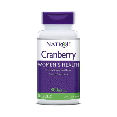Natrol - Dietary Supplement Cranberry Extract 800 mg Strength Capsule 30 per Bottle Cranberry Flavor - 04746916033