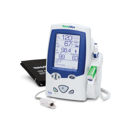 Welch Allyn Spot Vital Signs LXi Vital Signs Monitor Blood Pressure, SPO2, Oral Temperature AC Power - 45NT0-E1R