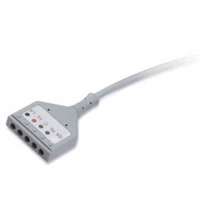 Cardinal Kendall ECG Cable 3-Leads, 6-Pin DIN, With Connector - 31286084A