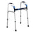 drive Deluxe - Dual Release Folding Walker Adjustable Height Aluminum Frame 350 lbs. Weight Capacity 32 to 39 Inch Height - 10224-4