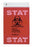 RD Plastics Company STAT Biohazard/Specimen Transport Bag 6 X 9 Inch Clear/Red - Q603