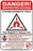 Newmatic Medical - Wall Sign Caution Danger Restricted Access - 11685