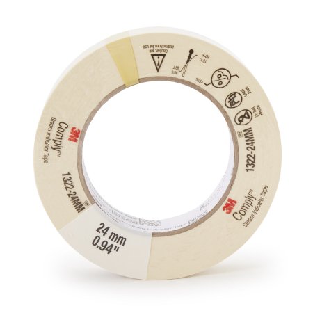 3M Comply - Steam Indicator Tape 1 Inch X 60 Yard Steam - 1322-24MM