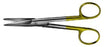 DuroTip - Dissecting Scissors Mayo 6-3/4 Inch Length Surgical Grade Stainless Steel / Tungsten Carbide NonSterile Finger Ring Handle Curved Blades Blunt Tip / Blunt Tip - BC253R
