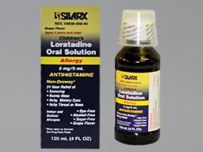 Silarx Pharmaceuticals Allergy Relief 5 mg / 5 mL Strength Oral Solution 4 oz. - 54838055840