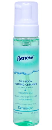 DermaRite Industries Renew Body Wash Foaming 8 oz. Pump Bottle Citrus Scent - 420