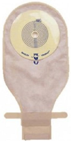 Nu-Hope Laboratories Nu-Flex Nu-Comfort Post-Op Ostomy Pouch Two-Piece System 11 Inch Length 1-3/16 X 2-1/4 Inch, Oval Drainable Convex, Trim to Fit - 40-7254R-1/2C