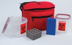 Hopkins Medical Products Deluxe Insulated Biohazard Specimen Transport System 5-1/2 X 7 X 9 Inch - 531796