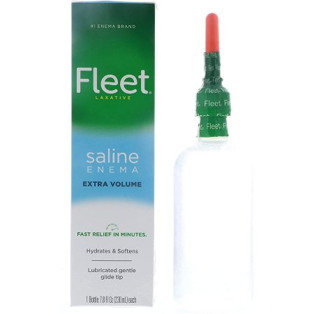 Fleet - Enema 7.8 oz. 19 Gram - 7 Gram Strength Monobasic Sodium Phosphate / Dibasic Sodium Phosphate - 00132020110