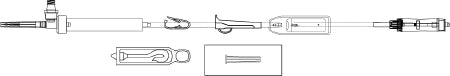 ICU - Primary IV Administration Set 20 Drops / mL Drip Rate 30 Inch Tubing 1 Port - CH3128