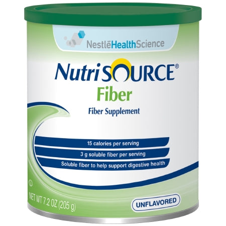 Nestle Healthcare Nutrition Nutrisource Fiber Oral Supplement Unflavored 7.2 oz. Canister Powder - 10043900975518