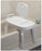 Fabrication Enterprises Fabrication Enterprises Bath Transfer Bench 16 to 21 Inch Height Range 16 to 21 Inch Height Range 350 lbs. Weight Capacity Removable Arm Rail - 45-2340