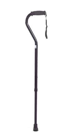 Fabrication Enterprises - Offset Cane Aluminum 29 to 38 Inch Height Bronze - 43-2014