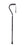 Fabrication Enterprises - Offset Cane Aluminum 29 to 38 Inch Height Bronze - 43-2014
