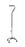 Fabrication Enterprises - Small Base Quad Cane Aluminum 29 to 38 Inch Height Chrome - 43-2040