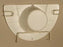 Peace Medical Pac Rac Urine Hat Holder Almond Color, Powder Coated Steel Wire, 13.5 X 7 X 2.25 Inch, Wall Mount - 1052