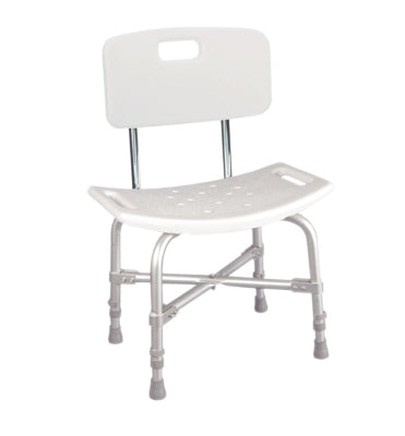 Fabrication Enterprises Fabrication Enterprises Shower Bench Removable Arm Aluminum Frame 15 to 20 Inch Height - 43-2410