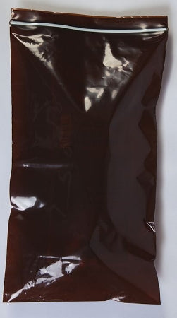Health Care Logistics Zippit Pharmacy Bag 8 X 14 Inch Amber Zip Closure - 7588