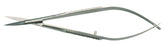 BR Surgical - Iris Scissors Noyes 4-3/4 Inch Length Surgical Grade Stainless Steel NonSterile Serrated Thumb Handle with Spring Curved Blades Sharp Tip / Sharp Tip - BR08-11112