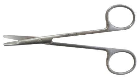BR Surgical BR Surgical Dissecting Scissors Kilner 4-3/4 Inch Length Surgical Grade Stainless Steel NonSterile Finger Ring Handle Curved Blunt/Blunt - BR08-31012
