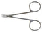 BR Surgical - Scissors Wilmer-Converse 4 Inch Length Surgical Grade Stainless Steel NonSterile Finger Ring Handle Angled Sharp Tip / Sharp Tip - BR08-35010