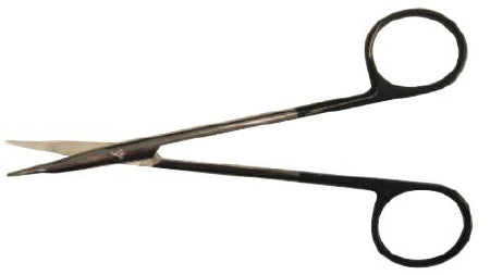 BR Surgical - Tenotomy Scissors Stevens 4-1/4 Inch Length Surgical Grade Stainless Steel NonSterile Finger Ring Handle Straight Sharp Tip / Sharp Tip - BR08-36011SC