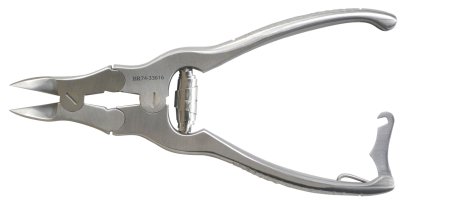BR Surgical - Nail Nipper Sharp, Straight 6 Inch Length Stainless Steel - BR74-33616