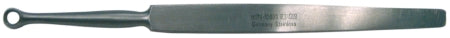 BR Surgical BR Surgical Dermal Curette Fox 5-1/2 Inch Length Single-ended Flat Handle 5 mm Tip Straight Fenestrated Round Tip - BR75-12905