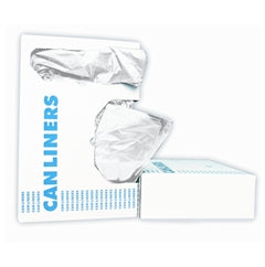 Saalfeld Redistribution Heritage Trash Bag Heavy Duty 40 - 45 gal. Clear LLDPE 0.70 Mil. 40 X 46 Inch Twist Tie Flat Pack - H8046HC