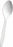 Lagasse Teaspoon Medium Weight White Plastic - GEN MWS/IW
