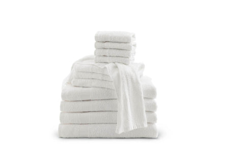 Medline - Hand Towel 16 X 27 Inch Cotton White Reusable - MDTHT3C26R