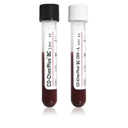Streck Laboratories CD-Chex Plus Immunophenotyping Control Positive / CD4 Low Level 2 X 3 mL - 213372