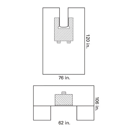 Chest U-BAR* - General Purpose Drape Chest U and Bar Drape Pack Sterile - 29248