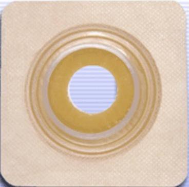 Genairex Securi-T Ostomy Wafer Pre -Cut, Standard Wear, Flexible Flexible Tape 1-3/4 Inch 2-Piece 1-1/4 Inch Stoma 4-1/2 X 4-1/2 Inch - 7332134