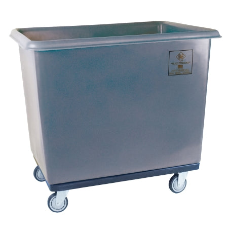 R & B Wire Products - Standard Poly Truck 14 Bushel Capacity Stainless Steel 5 Inch Swivel Caster - 4614G