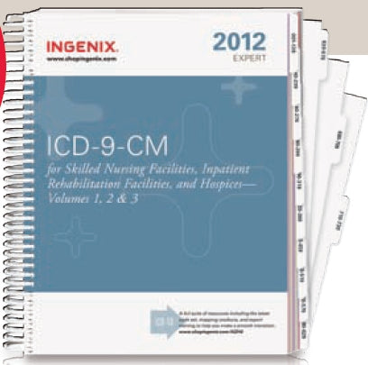 Ingenix Ingenix Reference Book 2012 ICD-9-CM Expert for Skilled Nursing Facilities, Inpatient Rehabilitation Facilities & Hospices , Volumes 1, 2& 3 - ISN12