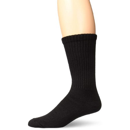 JOBST Sensifoot - Diabetic Compression Socks Crew Small Black Closed Toe - 110851