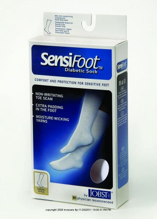 BSN Medical SensiFoot Compression Socks Sensifoot Crew Small Black - 110851