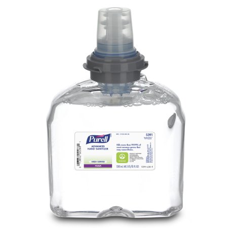 Purell Advanced - Hand Sanitizer 1,200 mL Ethyl Alcohol Foaming Dispenser Refill Bottle - 5391-02