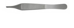 BR Surgical - Tissue Forceps Adson-Brown 4-3/4 Inch Length Floor Grade Stainless Steel Thumb Handle 7 X 7 Side Grasping Teeth - FG10-18812