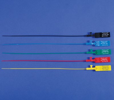 Health Care Logistics - Secure-Pull Tear Tab Seal Tear Tab Seal Blue Polypropylene Plastic 14-1/4 Inch - 8131