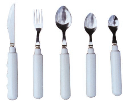 Comfort Grip - Knife Straight White Metal - 61-0040