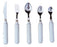 Comfort Grip - Knife Straight White Metal - 61-0040