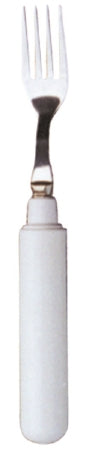 Fabrication Enterprises Comfort Grip Fork Straight White - 61-0041