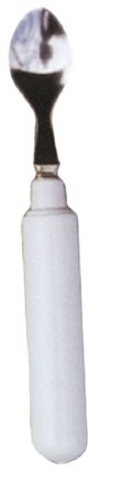 Fabrication Enterprises Comfort Grip Teaspoon Straight White - 61-0042