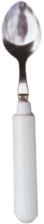 Comfort Grip - Soup Spoon Lightweight White Vinyl-Coated - 61-0043