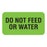 Tabbies Care Instruction Labels "FOR EUTHANASIA", Fluorescent Yellow - 1-5/8"W x 7/8"H, 560 per Roll