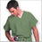 Fashion Seal Uniforms - Scrub Shirt X-Small Dill 1 Pocket Short Cap Sleeve Unisex - 78002-XS
