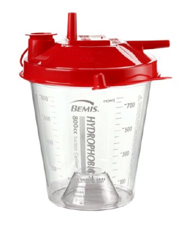 Home Health Medical Equipment Suction Canister 800 mL Pour Lid - AG784410