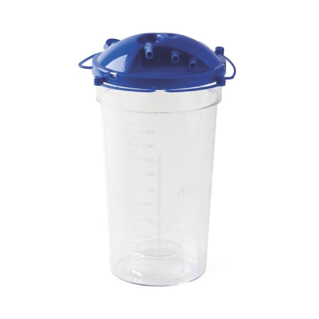 Medline - Suction Canister 2400 mL Turret Lid - DYNDSC2400